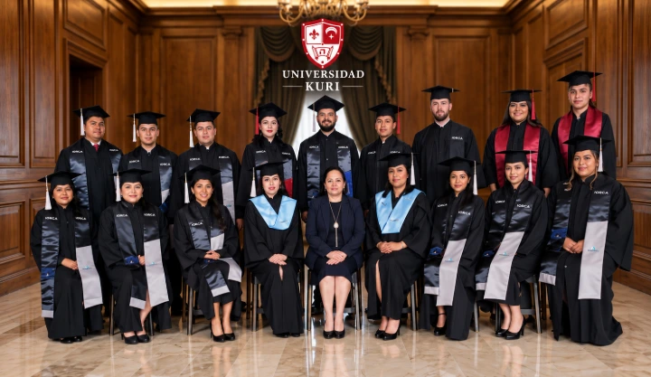 Graduados de la primera generación de IORCA Business Degree en Universidad Kuri, México